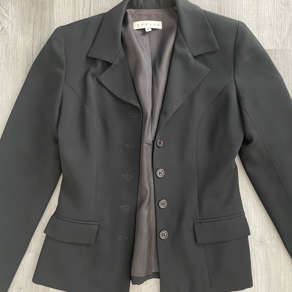 Svelte Black Suit Jacket